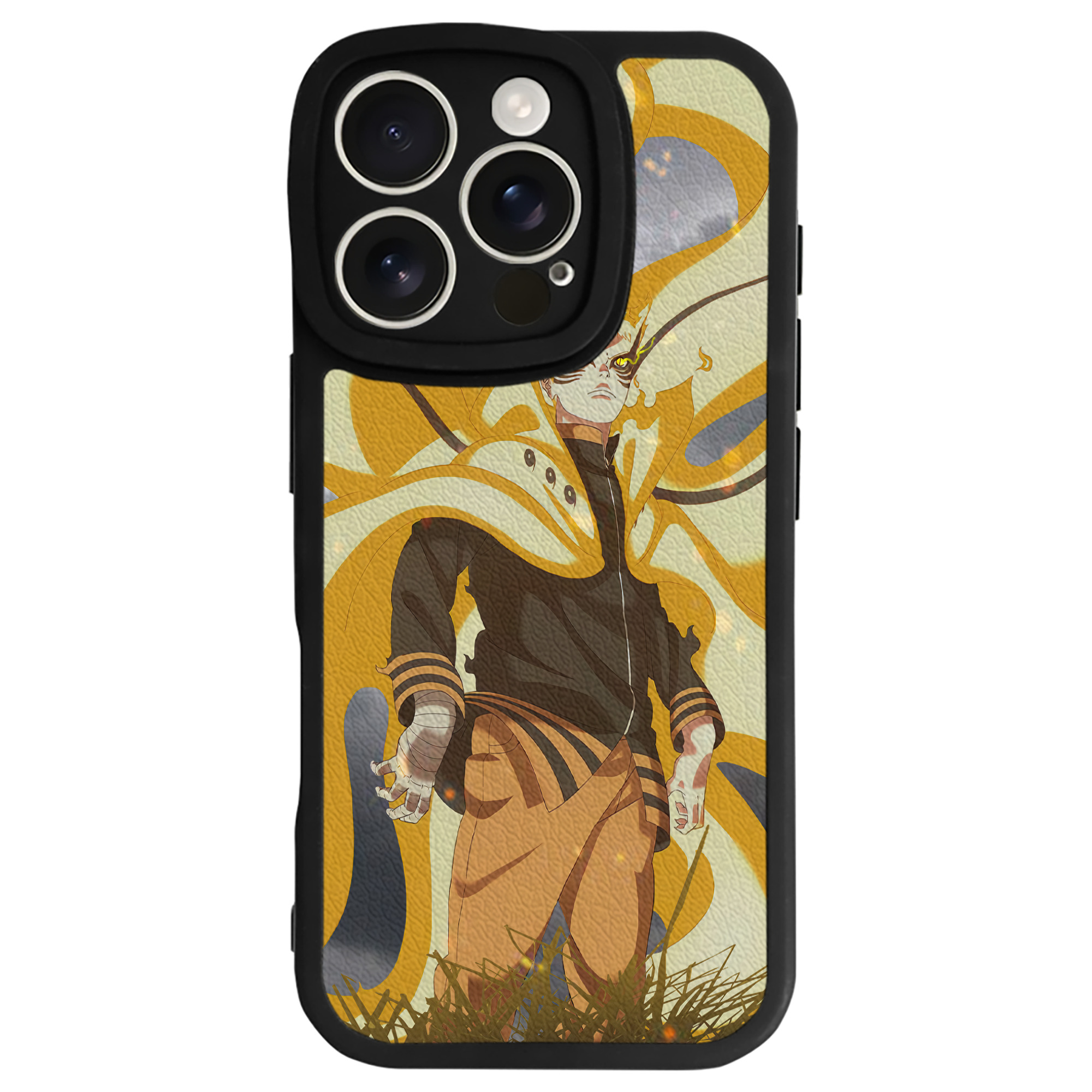 （画像用） NARUTO -ナルト- NARUTO -ナルト- 疾風伝 【iPhone 16シリーズ対応】シリコンスマホケース（レザー調） 材質：シリコン